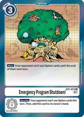 Emergency Program Shutdown! - EX1-072 - R