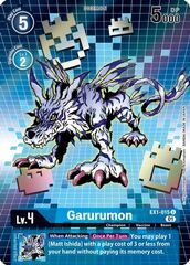 Garurumon - EX1-015 - U - Alternative Art