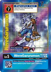 WereGarurumon - EX1-017 - C - Alternative Art