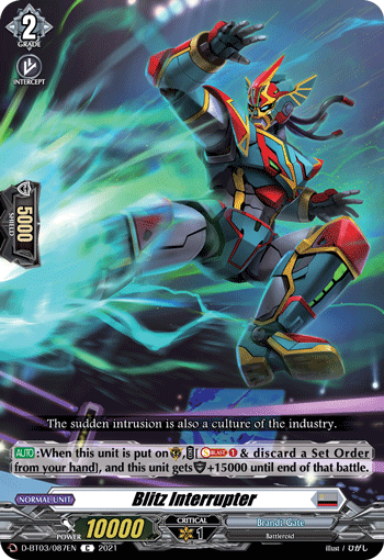 Blitz Interrupter - D-BT03/087EN - C