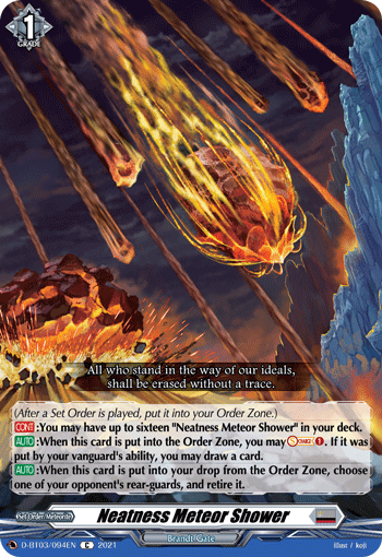 Neatness Meteor Shower - D-BT03/094EN - C