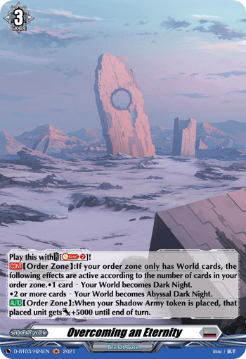 Overcoming an Eternity - D-BT03/H24EN - H