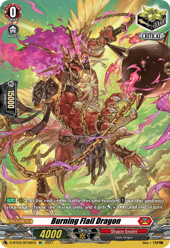 Burning Flail Dragon - D-BT03/SP36EN - SP