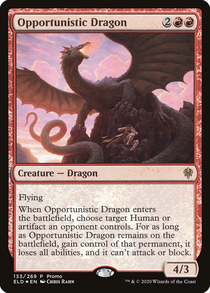 Opportunistic Dragon - Foil - Resale Promo