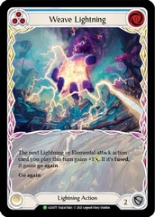 Weave Lightning (Blue) - Rainbow Foil