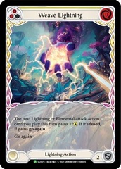 Weave Lightning (Yellow) - Rainbow Foil