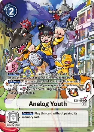 Analog Youth - EX1-066 - R - Alternative Art