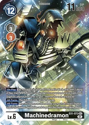 Machinedramon - EX1-073 - SR - Alternative Art Machinedramon - EX1-073 - SR - Alternative Art