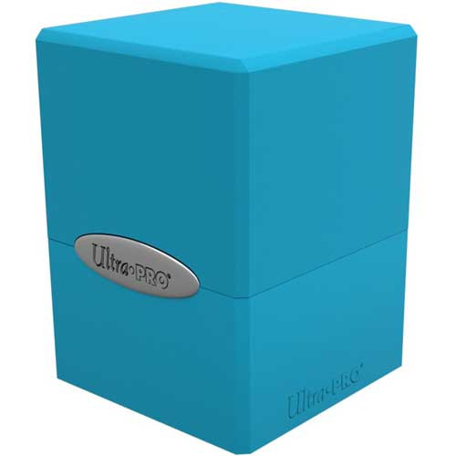 Ultra Pro Deck Box: Sky Blue Satin Cube