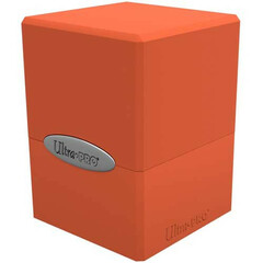 15591 Pumpkin Orange Satin Cube