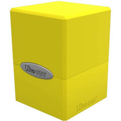 15592 Lemon Yellow Satin Cube