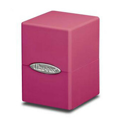 Ultra Pro Deck Box: Hot Pink Satin Cube