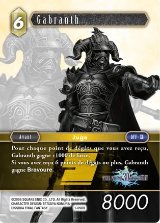 Gabranth - PR-008/1-098R - 30th Anniversary