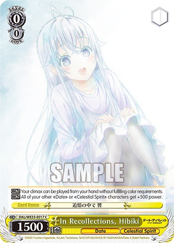 In Recollections, Hibiki - DAL/WE33-E017 - C