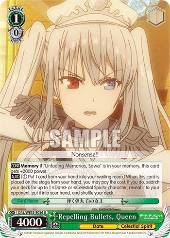 Repelling Bullets, Queen - DAL/WE33-E036 - U - Parallel Foil