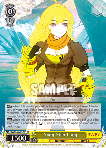 Yang Xiao Long - RWBY/WX03-001 - RR