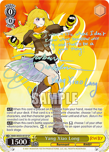 Yang Xiao Long - RWBY/WX03-001SP - SP