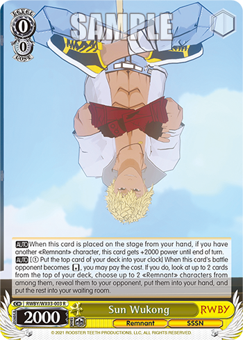 Sun Wukong - RWBY/WX03-003 - R