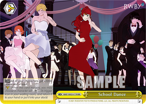 School Dance - RWBY/WX03-017R - RRR