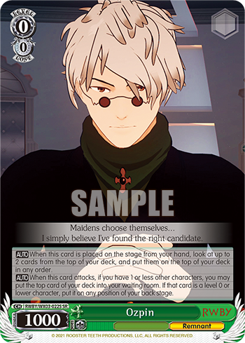 Ozpin - RWBY/WX03-022S - SR