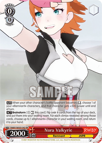 Nora Valkyrie - RWBY/WX03-042 - RR
