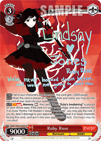 Ruby Rose - RWBY/WX03-044SP - SP