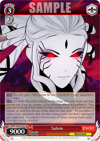 Salem - RWBY/WX03-045 - RR