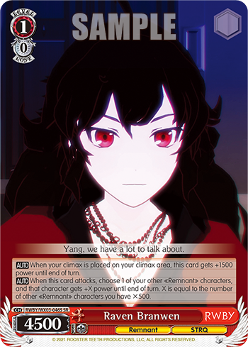 Raven Branwen - RWBY/WX03-046S - SR