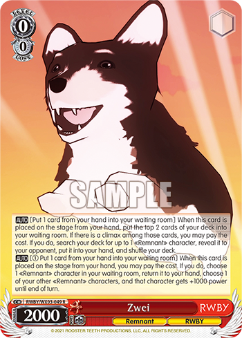 Zwei - RWBY/WX03-049 - R