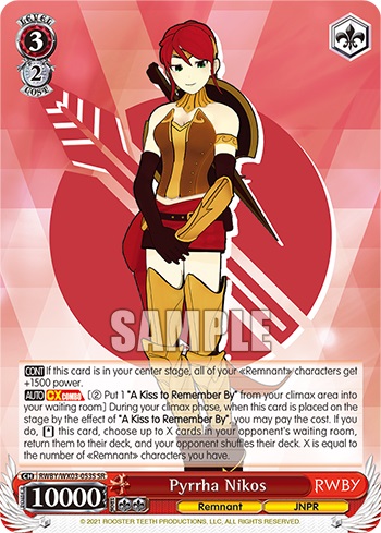 Pyrrha Nikos - RWBY/WX03-053S - SR
