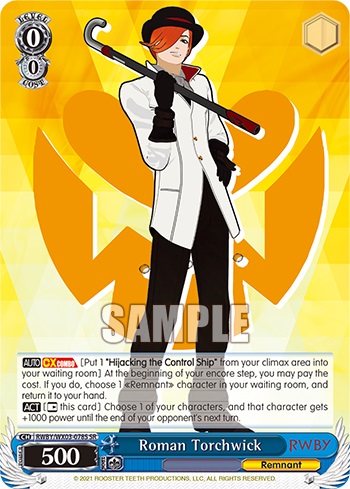 Roman Torchwick - RWBY/WX03-078S - SR