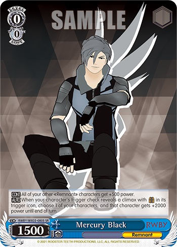 Mercury Black - RWBY/WX03-080S - SR