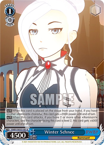 Winter Schnee - RWBY/WX03-081 - R