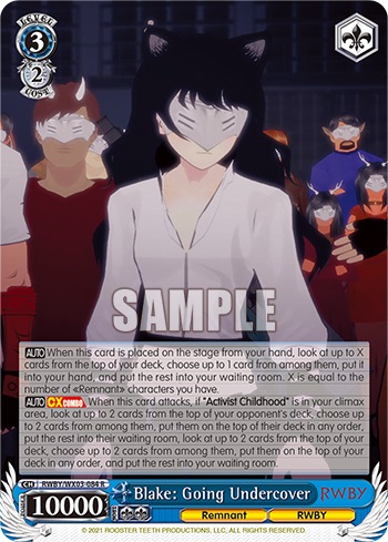 Blake: Going Undercover - RWBY/WX03-084 - R