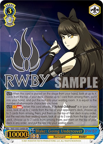 Blake: Going Undercover - RWBY/WX03-084RBR - RBR