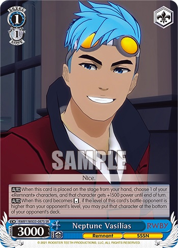Neptune Vasilias - RWBY/WX03-087S - SR