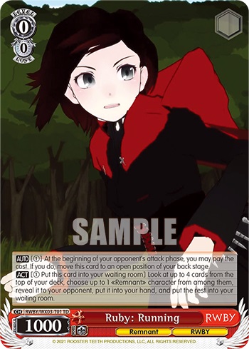 Ruby: Running - RWBY/WX03-T01 - TD