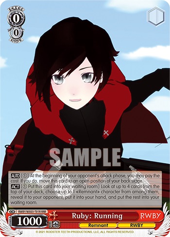 Ruby: Running - RWBY/WX03-T01R - RRR