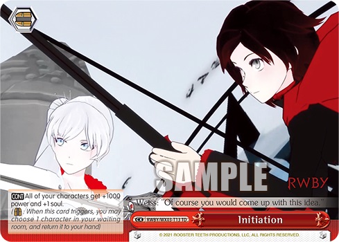 Initiation - RWBY/WX03-T13 - TD