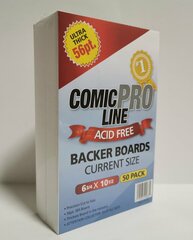 Comic Pro Line - Backer Boards Ultra Thick 56pt 6-3/4 inches x 10-1/2 inches (50 Packs)