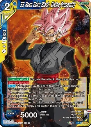 SS Rose Goku Black, Divine Prosperity - P-206 - PR