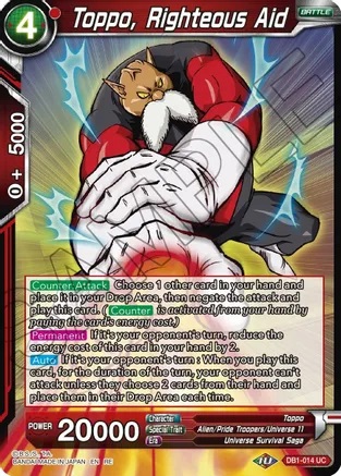 Toppo, Righteous Aid - DB1-014 - UC