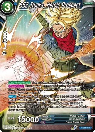 SS2 Trunks, Heroic Prospect - P-219 - PR - Foil