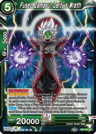Fused Zamasu, Deitys Wrath - DB1-057 - SR - Foil