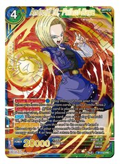 Android 18, Full of Rage - P-172 - PR - Foil (Gold Stamped)