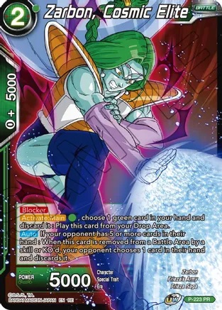 Zarbon, Cosmic Elite - P-223 - PR