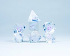 Dice Set - Clear Cloak & Dagger