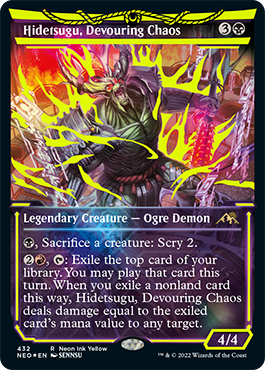 Hidetsugu, Devouring Chaos - Neon Ink Yellow