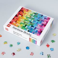 Rainbow Bricks 1,000-Piece Puzzle