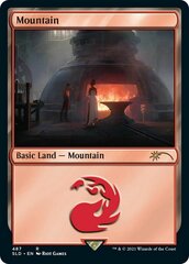 Mountain (0487) - Foil - Secret Lair x Arcane